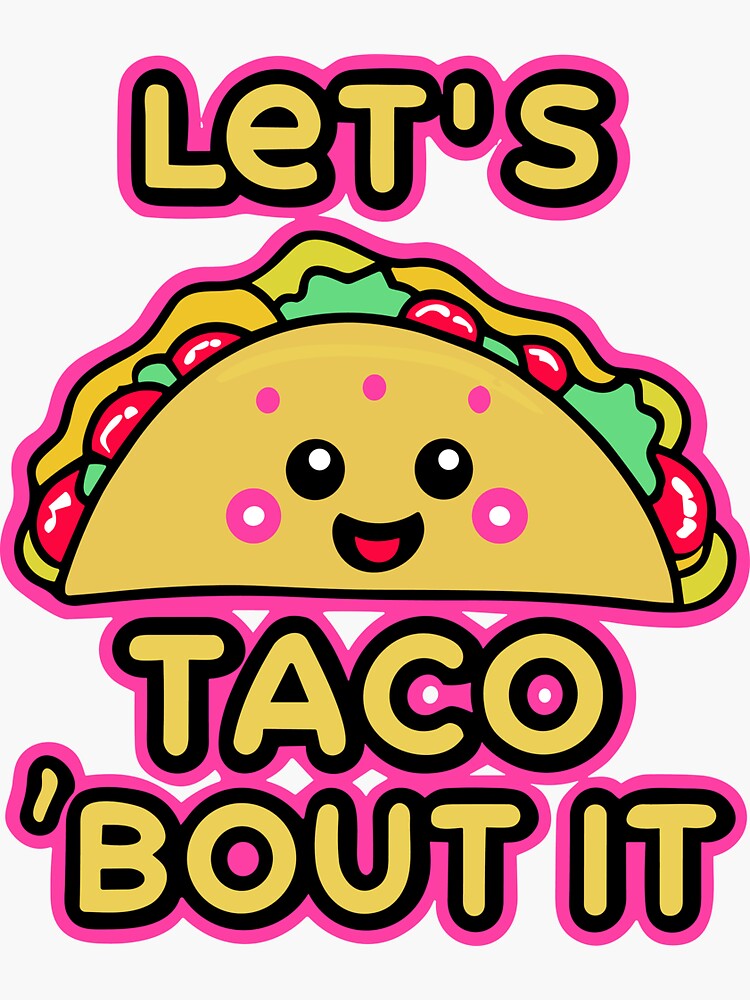 talking taco clipart borders