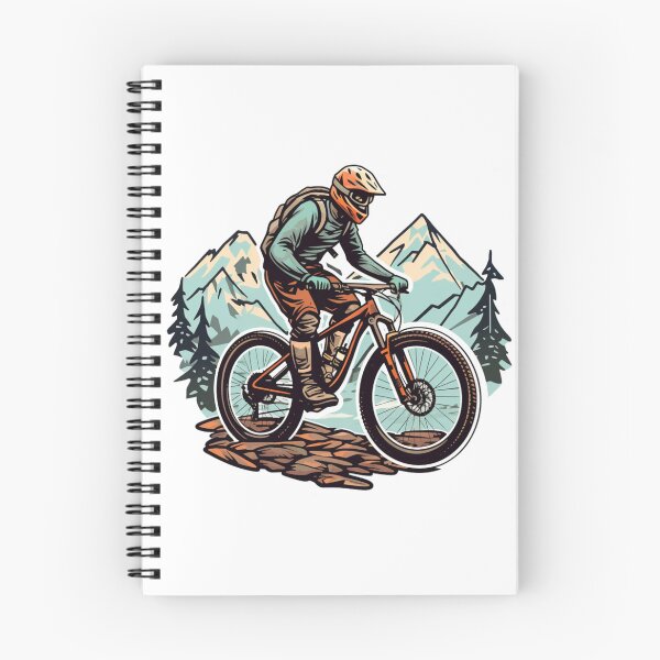 Item preview, Mountain Biker in the forest designed and sold by kubufran.