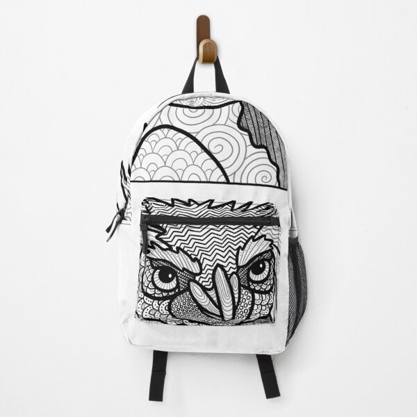 Item preview, Intense patterned penguin  designed and sold by Kendra Malcolm.