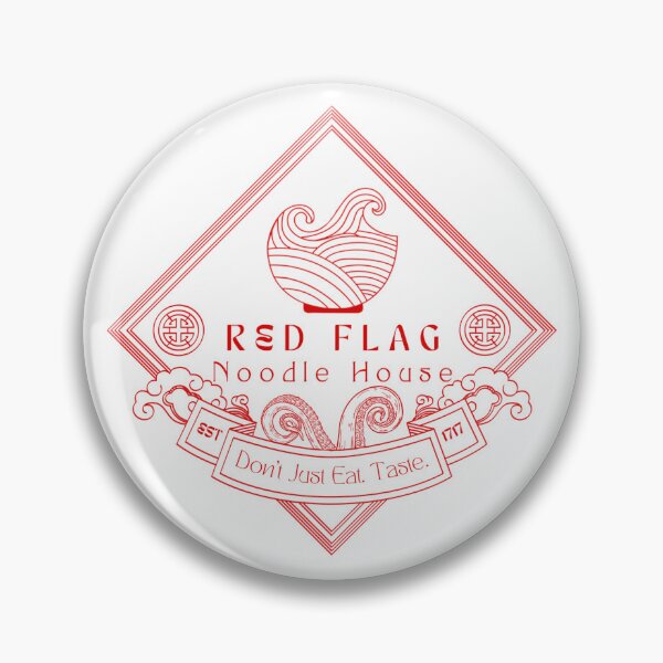 Item preview, Red Flag Noodle House designed and sold by nicwhitty.