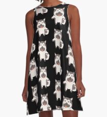 Norwegian Elkhound A-Line Dress