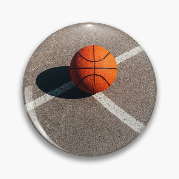 Item preview, Basketball ball on empty outdoor court designed and sold by stevanovicigor.