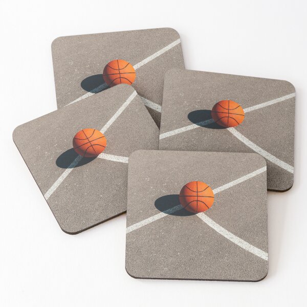 Item preview, Basketball ball on empty outdoor court designed and sold by stevanovicigor.