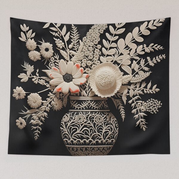 Item preview, stunning, ornate lace painting art print designed and sold by dcrc.