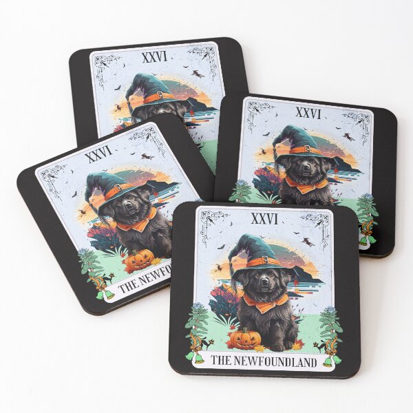 Item preview, Newfoundland Halloween Dog Tarot designed and sold by Wolfheartart.
