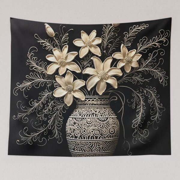 Item preview, stunning, ornate lace painting art print, designed and sold by dcrc.