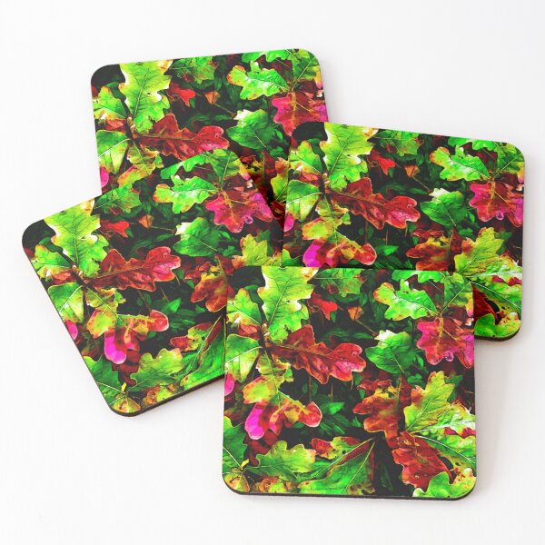 Item preview, Red oak leaves designed and sold by Susan Gallup.