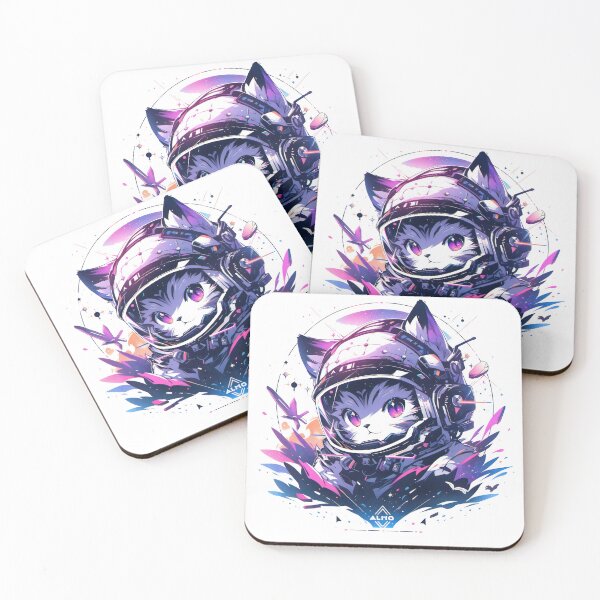 Item preview, Stellar Whiskers: Galaxy Cat Majesty designed and sold by KaleidoKiosk.