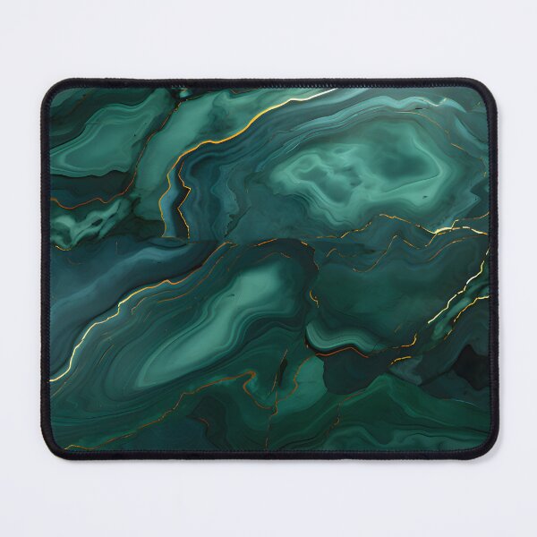 Item preview, Dark Green Deco Marble designed and sold by meggydesigns.