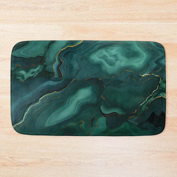 Item preview, Dark Green Deco Marble designed and sold by meggydesigns.