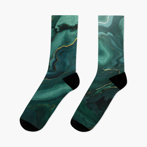 Item preview, Dark Green Deco Marble designed and sold by meggydesigns.