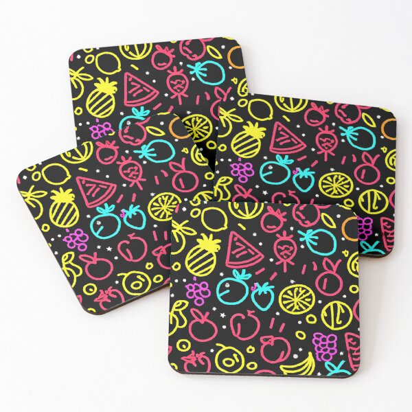 Item preview, Neon Fruit Extravaganza designed and sold by Health And Fitness Posts e-Store.