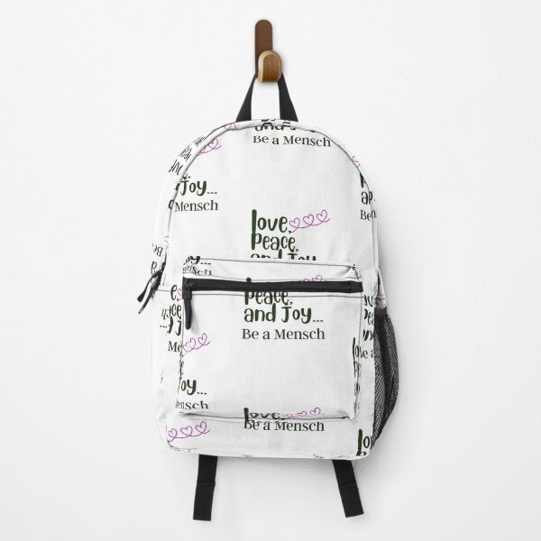 Item preview, Love, Piece, and Joy - Funny Yiddish Quotes designed and sold by MikeMargolisArt.