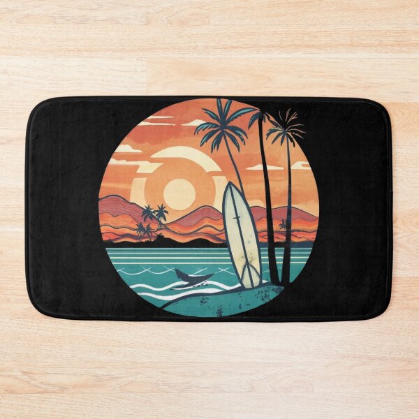 Artikelvorschau, Sunset with palm trees entworfen und verkauft von TrendyPalette.