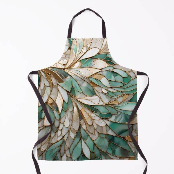 Item preview, Flowering Green and Gold Deco designed and sold by meggydesigns.