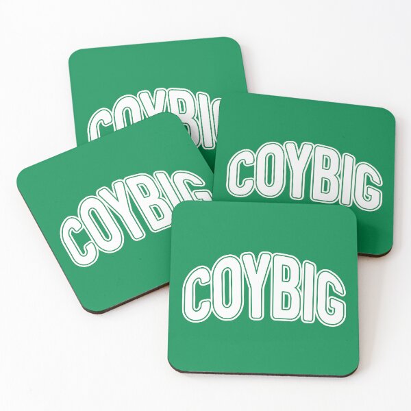 Item preview, COYBIG, Glasgow Celtic Football Club White and Green Warped Text Design designed and sold by MacPean.