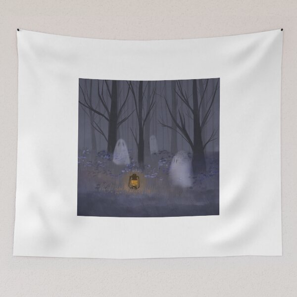 Item preview, Ghostly Ghouls and Lantern designed and sold by LisaMichelleArt.