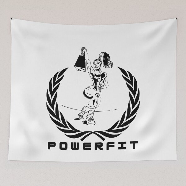 Item preview, Power Fit - FITNESS Collection - Black and White designed and sold by noirnoire.