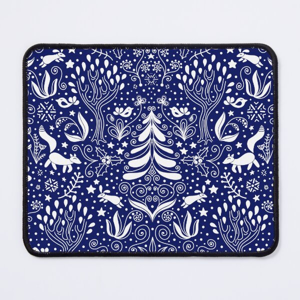 Item preview, Winter Forest - Scandinavian style seamless pattern designed and sold by Smetankinaart.