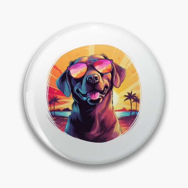 Artikelvorschau, Niedlicher Labrador bei Sonnenuntergang entworfen und verkauft von PrzemekJAS.