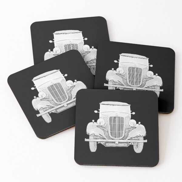 Item preview, Morris 8 vintage 1930s classic car monochrome designed and sold by soitwouldseem.