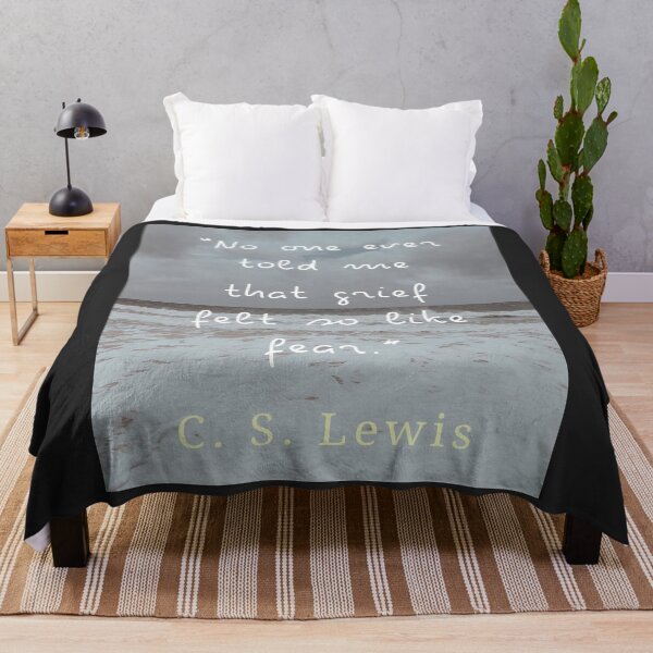 Item preview, Copy of C. S. Lewis quote: No one ever told me that grief felt so like fear. designed and sold by artbleed.