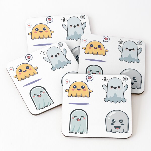 Item preview, Cute Kawaii Spooky Ghosts , Halloween Stickers , Halloween 2023 designed and sold by Dija-84.
