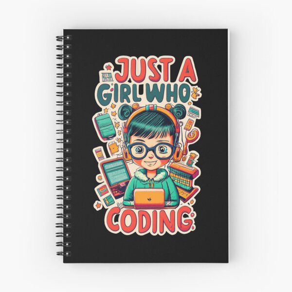Item preview, Just a girl who loves coding designed and sold by TrendyPalette.
