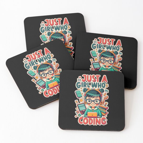 Item preview, Just a girl who loves coding designed and sold by TrendyPalette.