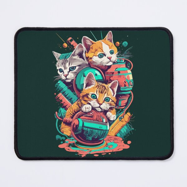 Item preview, High Detailed with Cute Domestic Kittens Graffiti Illustration designed and sold by Psycho-Crazy.