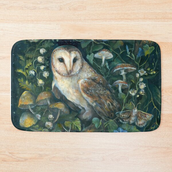 Item preview, Barn Owl Forest designed and sold by claramcallister.