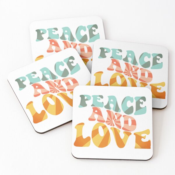 Item preview, Peace and Love Retro Groovy Style designed and sold by gleefulme.