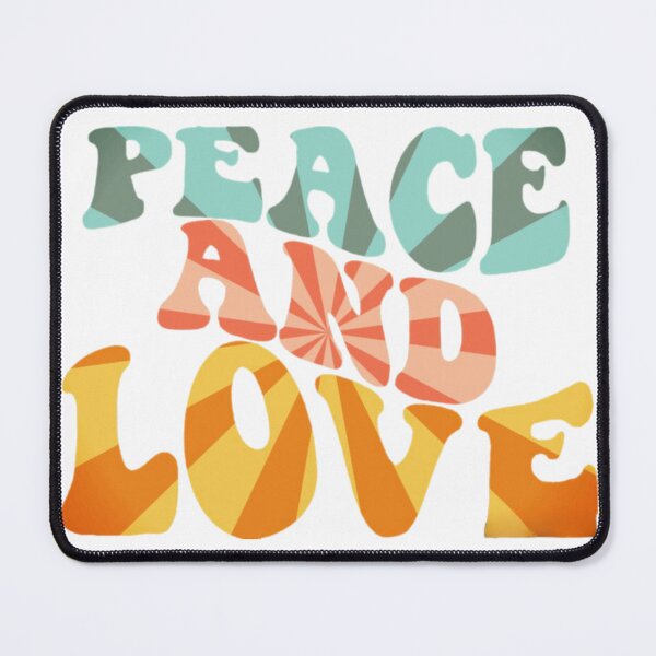 Item preview, Peace and Love Retro Groovy Style designed and sold by gleefulme.