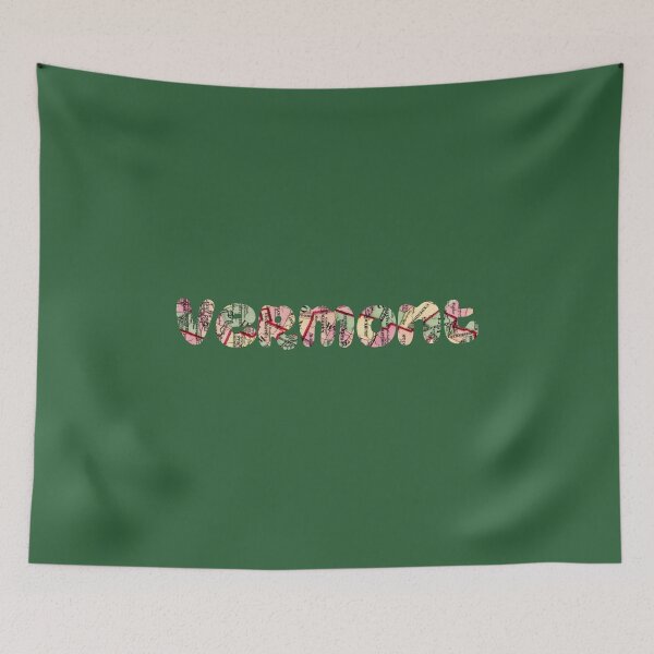 Item preview, Vermont vintage map designed and sold by Caroline Amanda.