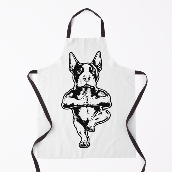 Item preview, Bull Terrier Yoga Puppy Funny Dogs Tree Pose Vrikshasana designed and sold by GrandeDuc.