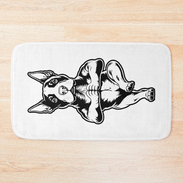 Item preview, Bull Terrier Yoga Puppy Funny Dogs Tree Pose Vrikshasana designed and sold by GrandeDuc.