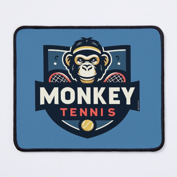 Item preview, Monkey Tennis Logo designed and sold by FunnehGacha.