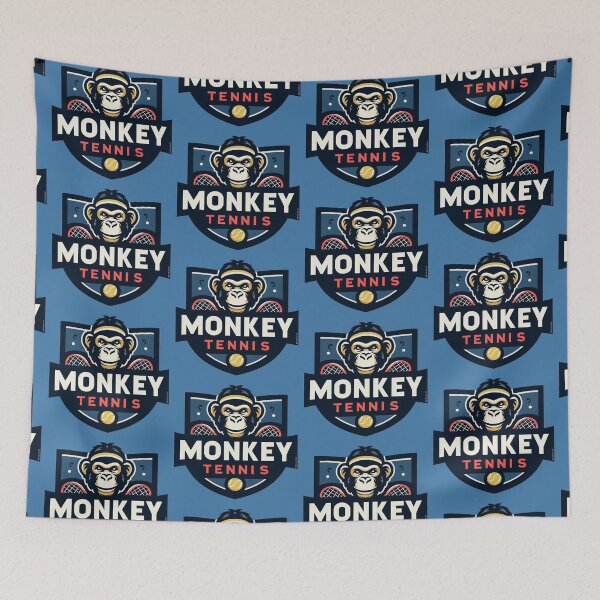 Item preview,  Monkey Tennis Logo designed and sold by FunnehGacha.