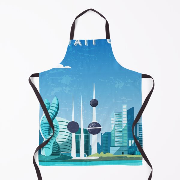 Item preview, Kuwait City, Kuwait — Retro travel minimalist poster designed and sold by GreekTavern1979.