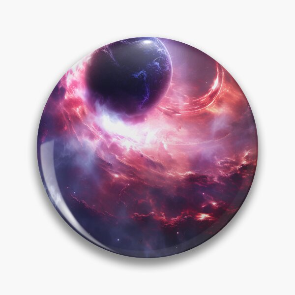 Aperçu de l'œuvre Collision de la planète violette créée et vendue par imagineai24.