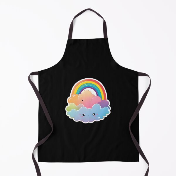 Item preview, Rainbow kawaii cute cloud designed and sold by mrlazypl.