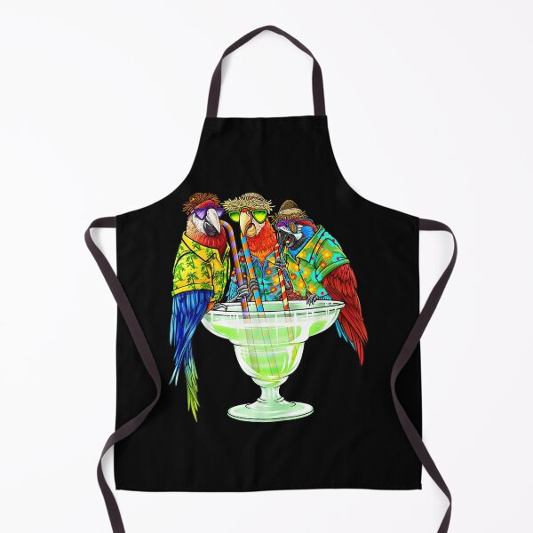 Item preview, Parrots Drinking Margarita On Summer Vacation Birds, Jimmy Buffett margaritaville designed and sold by Hoahip.