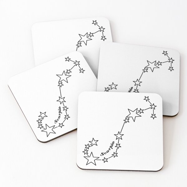 Item preview, Scorpio Star Sign Constellation Retro Text designed and sold by Maeve-Design.