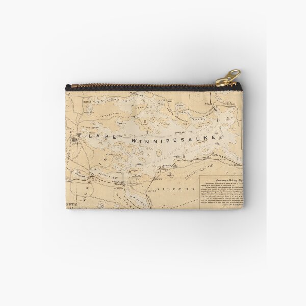 Item preview, Vintage Map of Lake Winnipesaukee (1896) designed and sold by BravuraMedia.