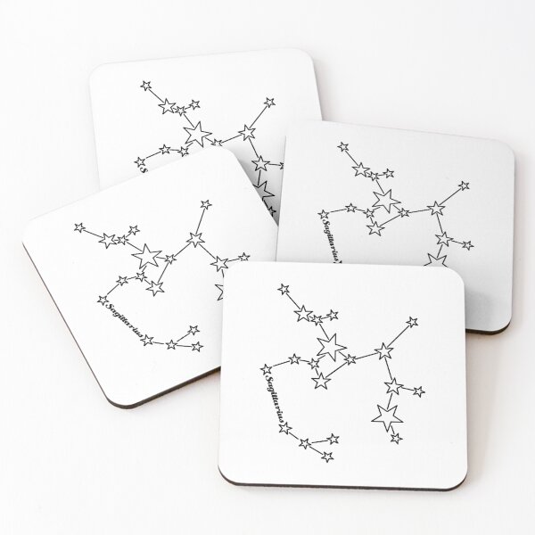 Item preview, Sagittarius Star Sign Constellation with Retro Text designed and sold by Maeve-Design.