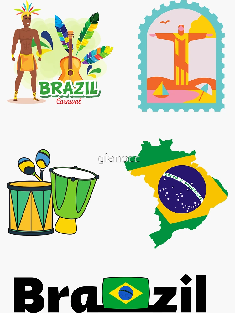 Brazilian Carnival Stickers for Sale - Fine Art America