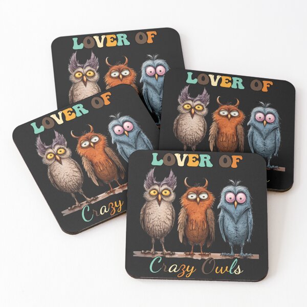 Artikelvorschau, Funny Owl Art entworfen und verkauft von MTJ-Mushrooms.