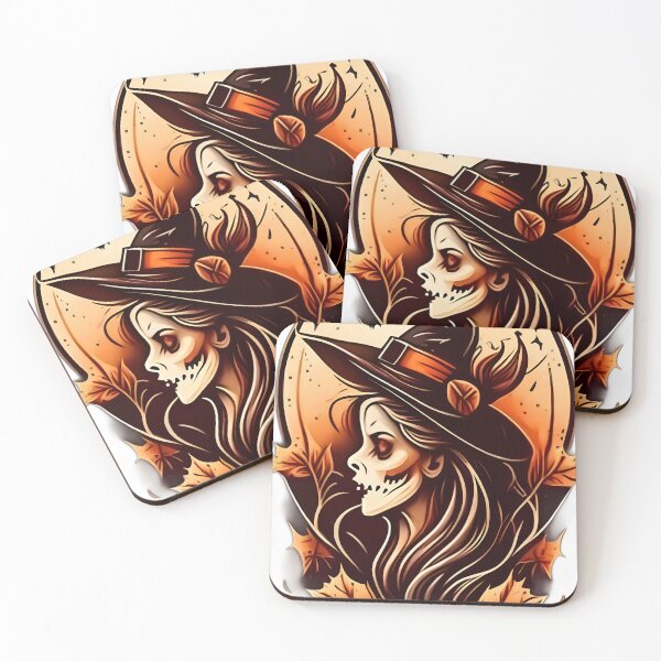 Item preview, Halloween Witch with Skeleton Face|Gorgeous Halloween girl designed and sold by Mido-artister.
