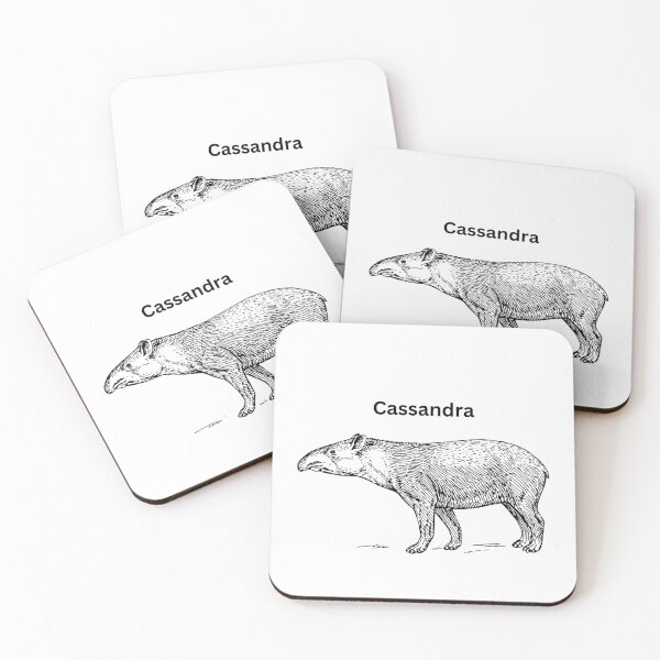 Aperçu de l'œuvre Cassandre la Tapir créée et vendue par emkaygertz.