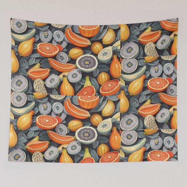 Item preview, Exotic fruits in sober and red colors designed and sold by DesignJhoce.